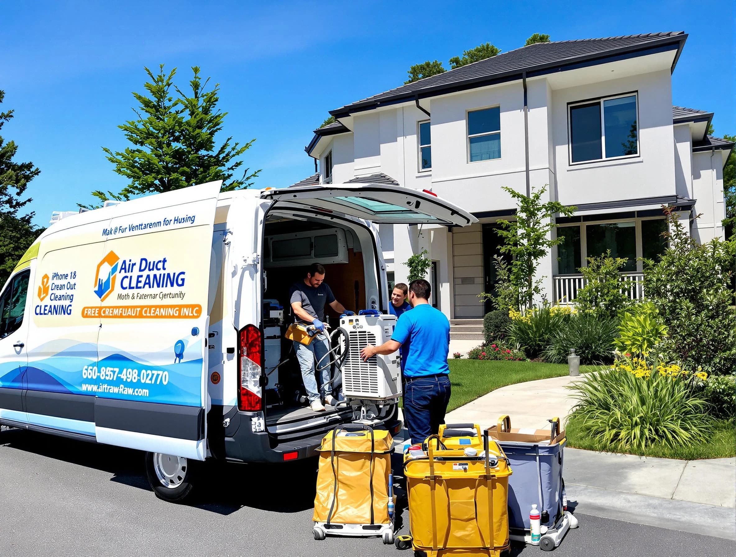 Allison Park Air Duct Cleaning technician performing professional air duct cleaning in Allison Park