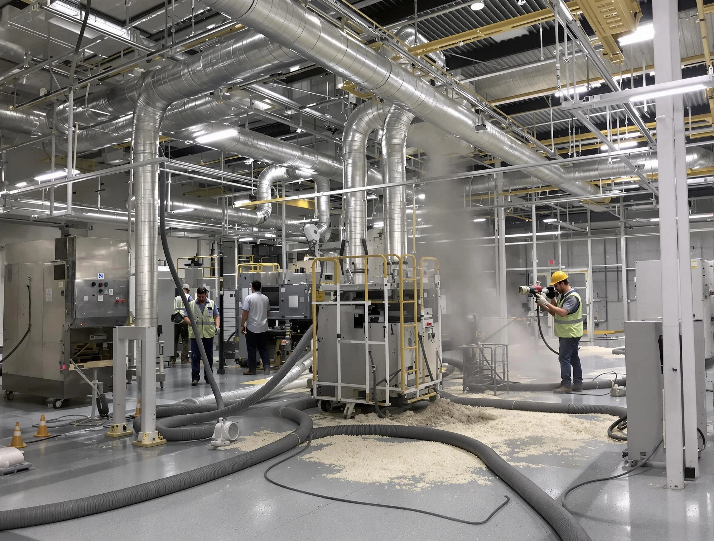 Heavy-duty industrial duct cleaning by Allison Park Air Duct Cleaning in Allison Park