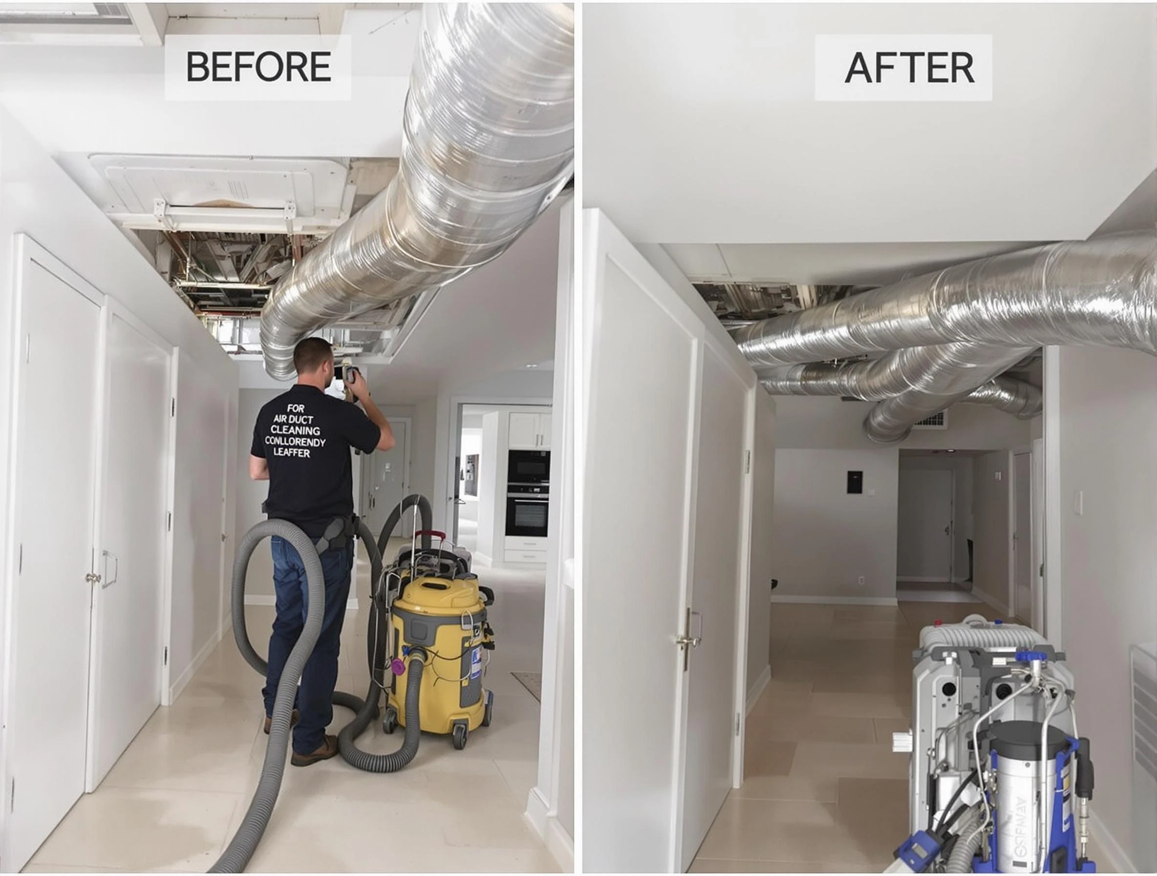 Allison Park Air Duct Cleaning professional performing thorough air duct cleaning in Allison Park