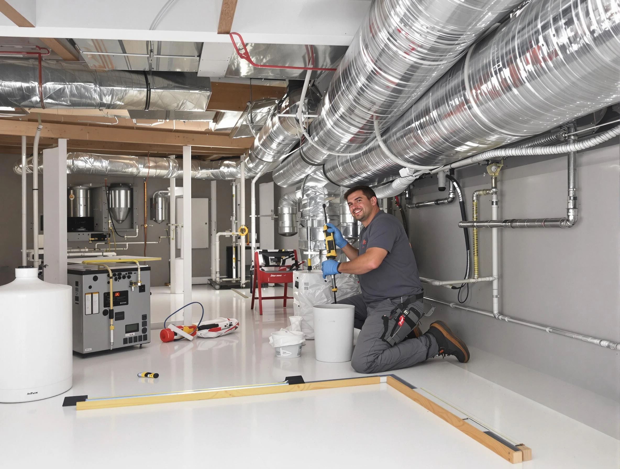 Professional duct sealing service by Allison Park Air Duct Cleaning in Allison Park
