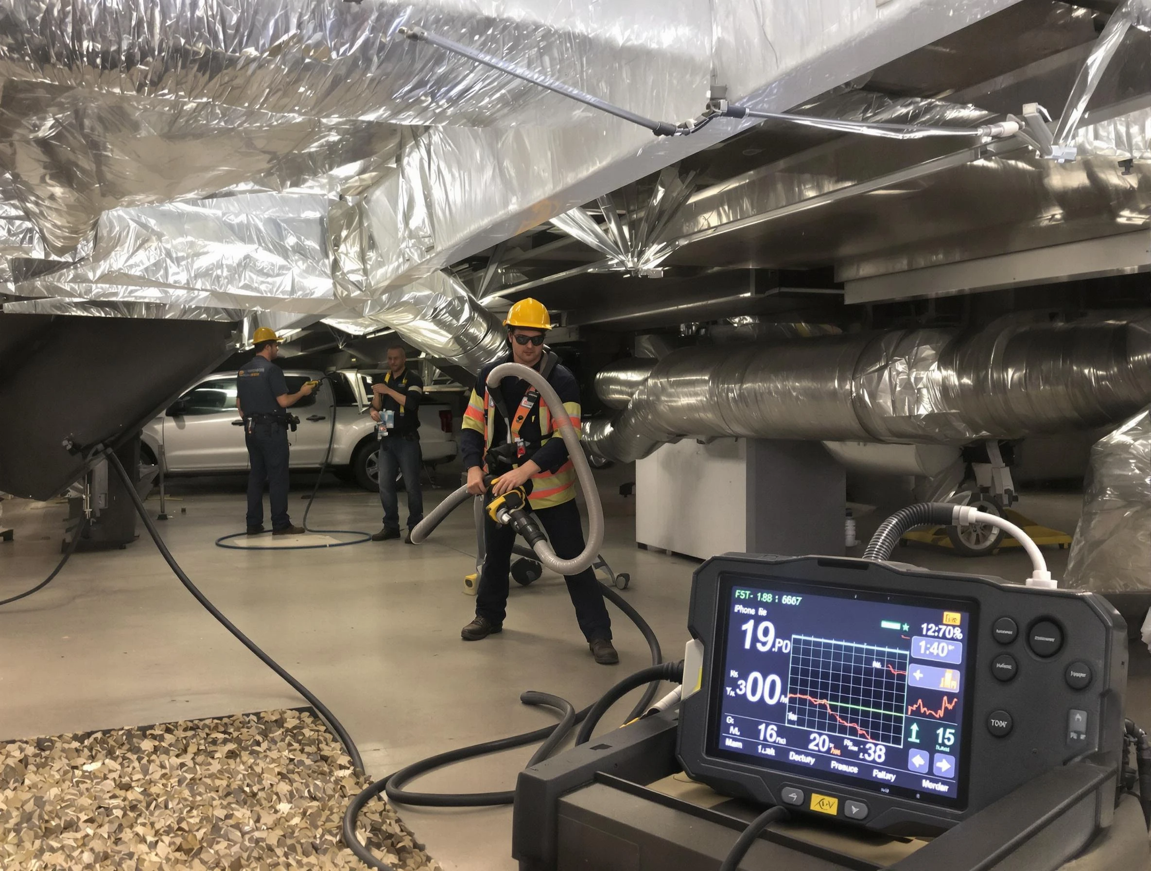 Professional negative pressure duct cleaning by Allison Park Air Duct Cleaning in Allison Park